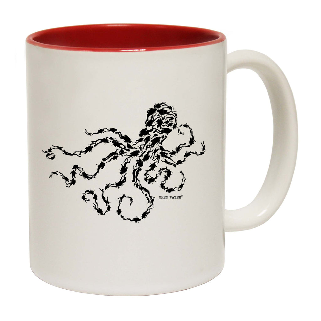 Ow Octopus Diver - Funny Coffee Mug