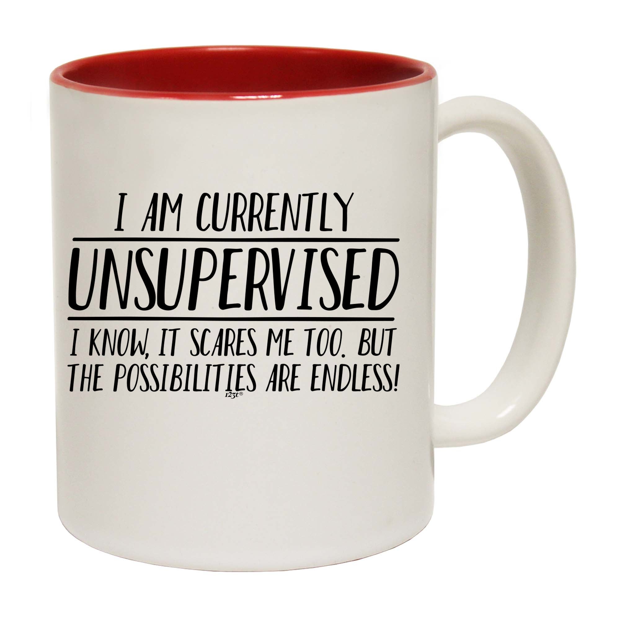 Currently Unsupervised Possisilities Endless - Funny Coffee Mug Cup