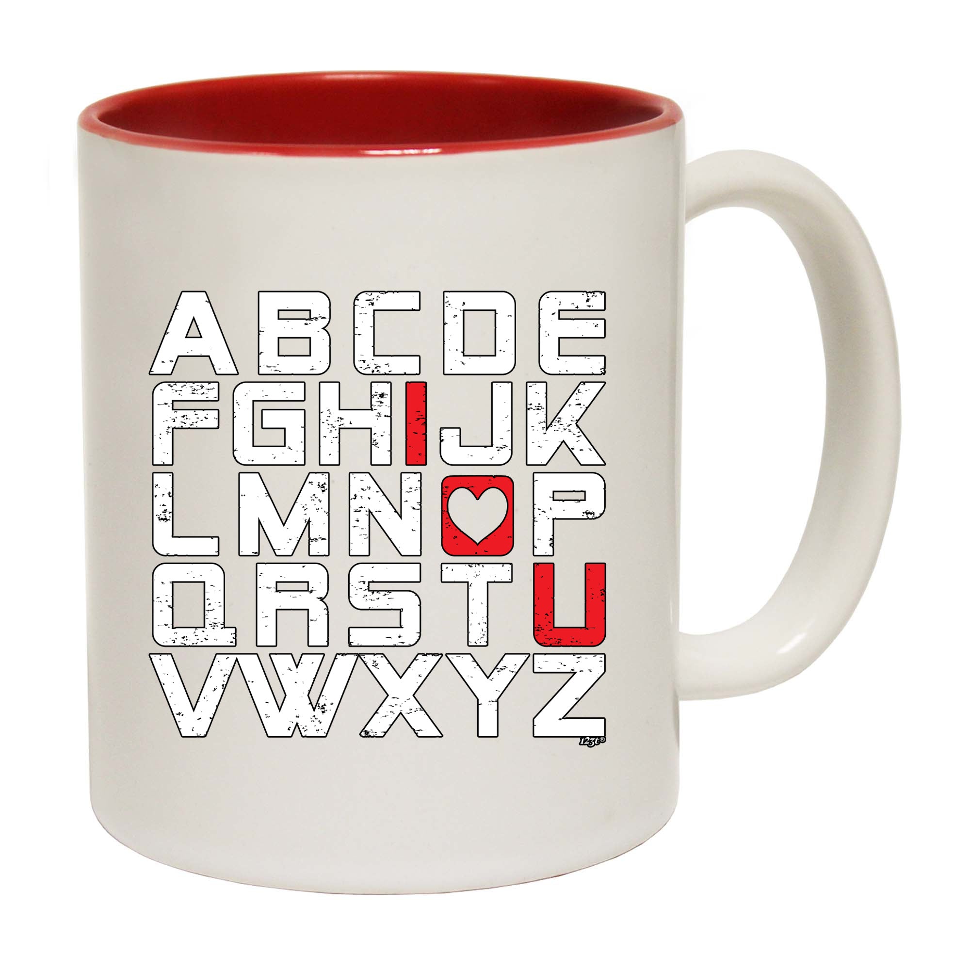 Alphabet Love You - Funny Coffee Mug Cup