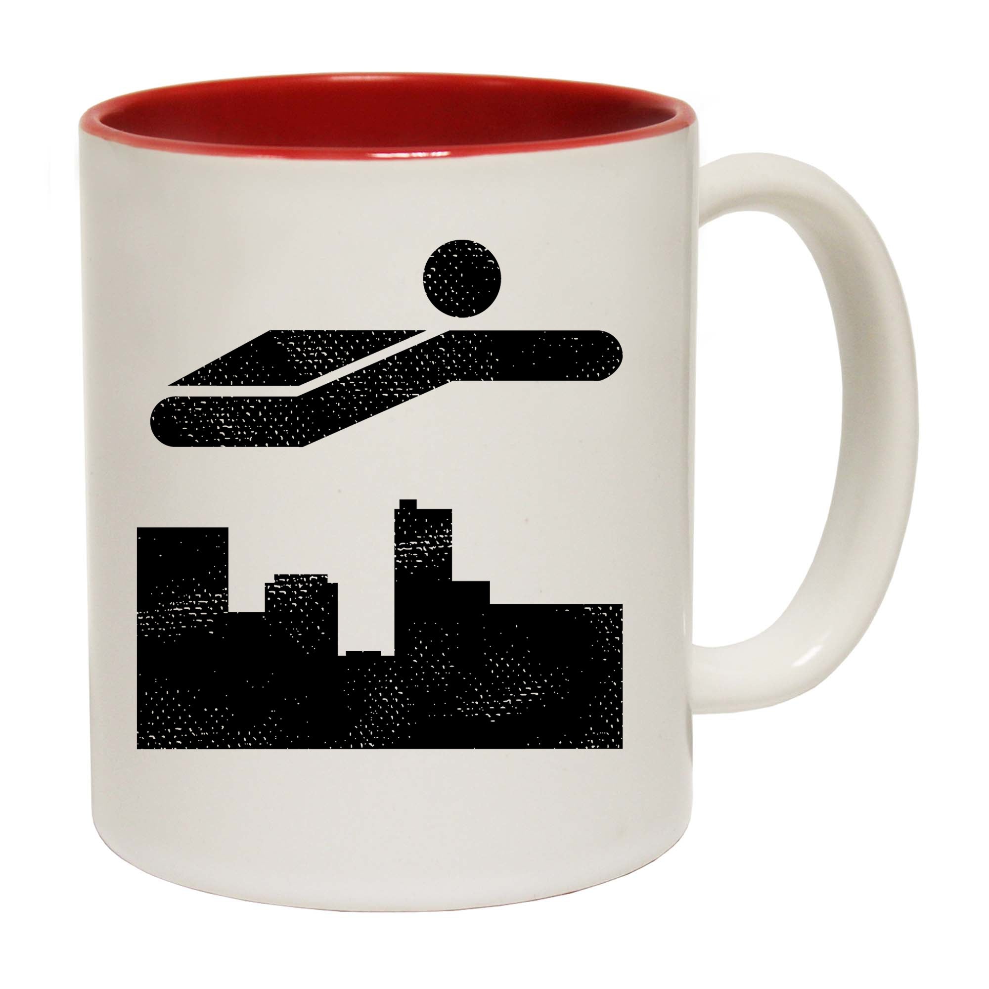 Suburb Superhero Hero City Suburban - Funny Coffee Mug