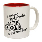 Dont Need A Tractor To Pull These Hoes - Funny Coffee Mug Cup