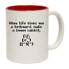 When Life Gives You A Keyboard Make A Bunny Rabbit - Funny Coffee Mug