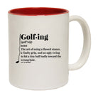 Golfing Noun Golf Oob - Funny Coffee Mug