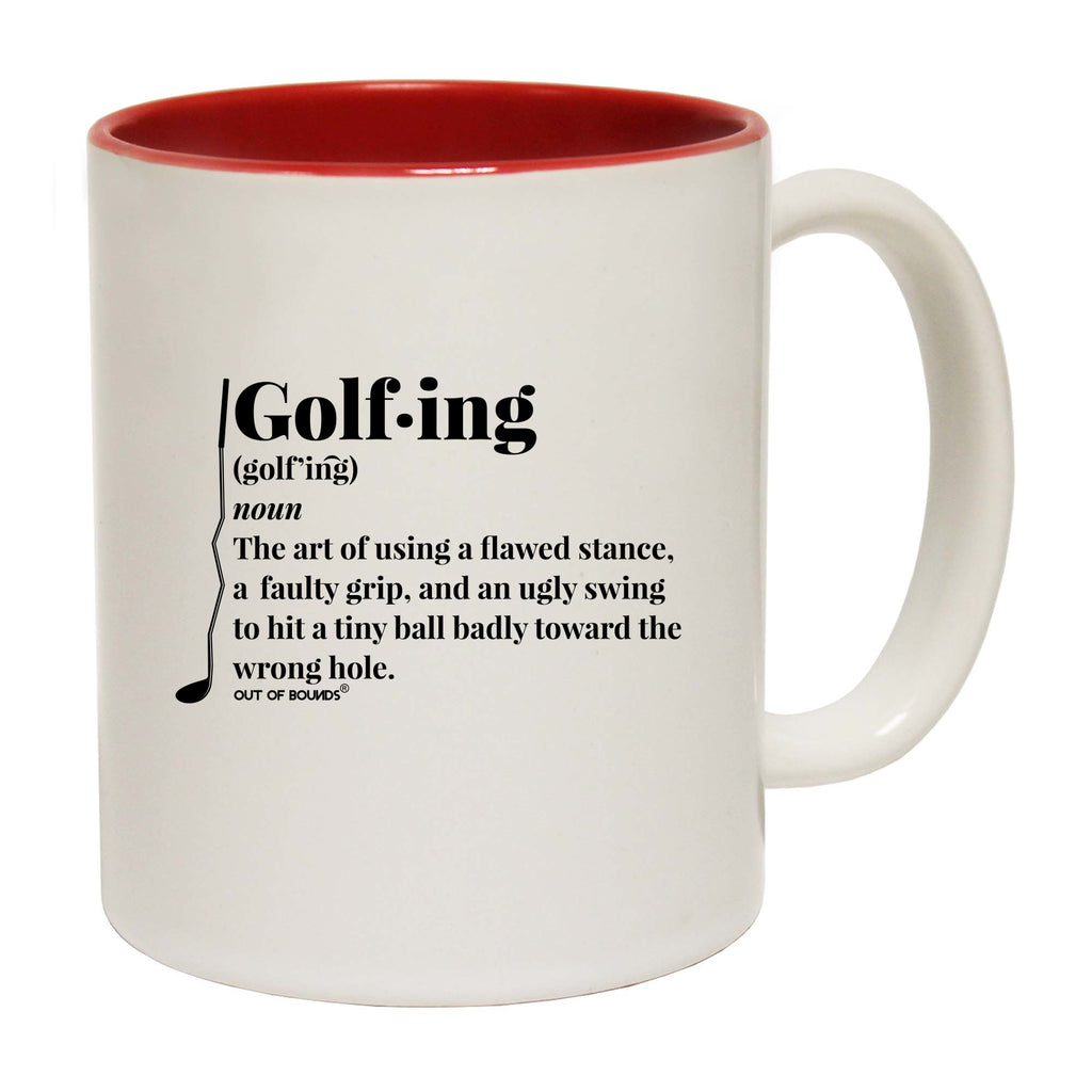 Golfing Noun Golf Oob - Funny Coffee Mug
