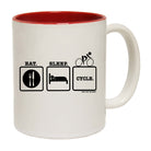 Rltw Eat Sleep Cycle - Funny Coffee Mug