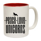 Peace Love Unicorn - Funny Coffee Mug