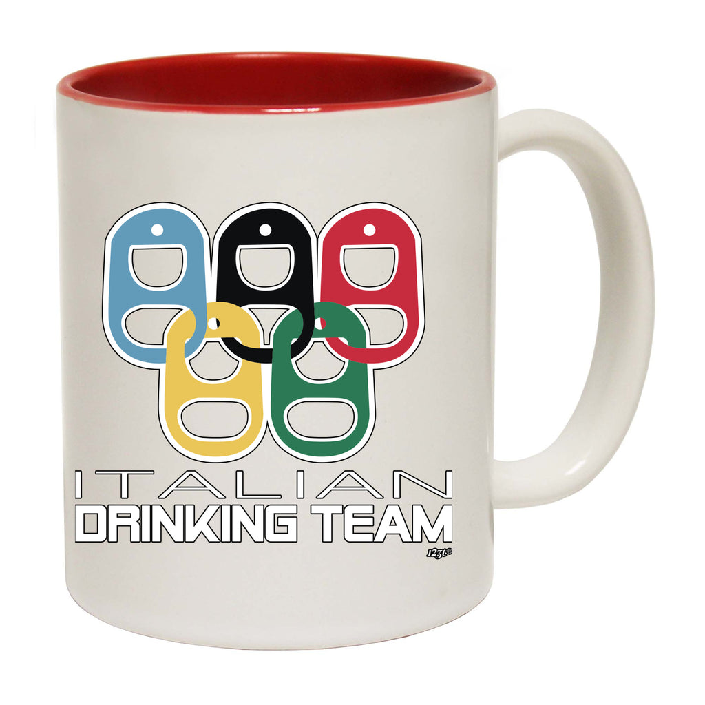 Italian Drinking Team Rings - Funny Coffee Mug Cup