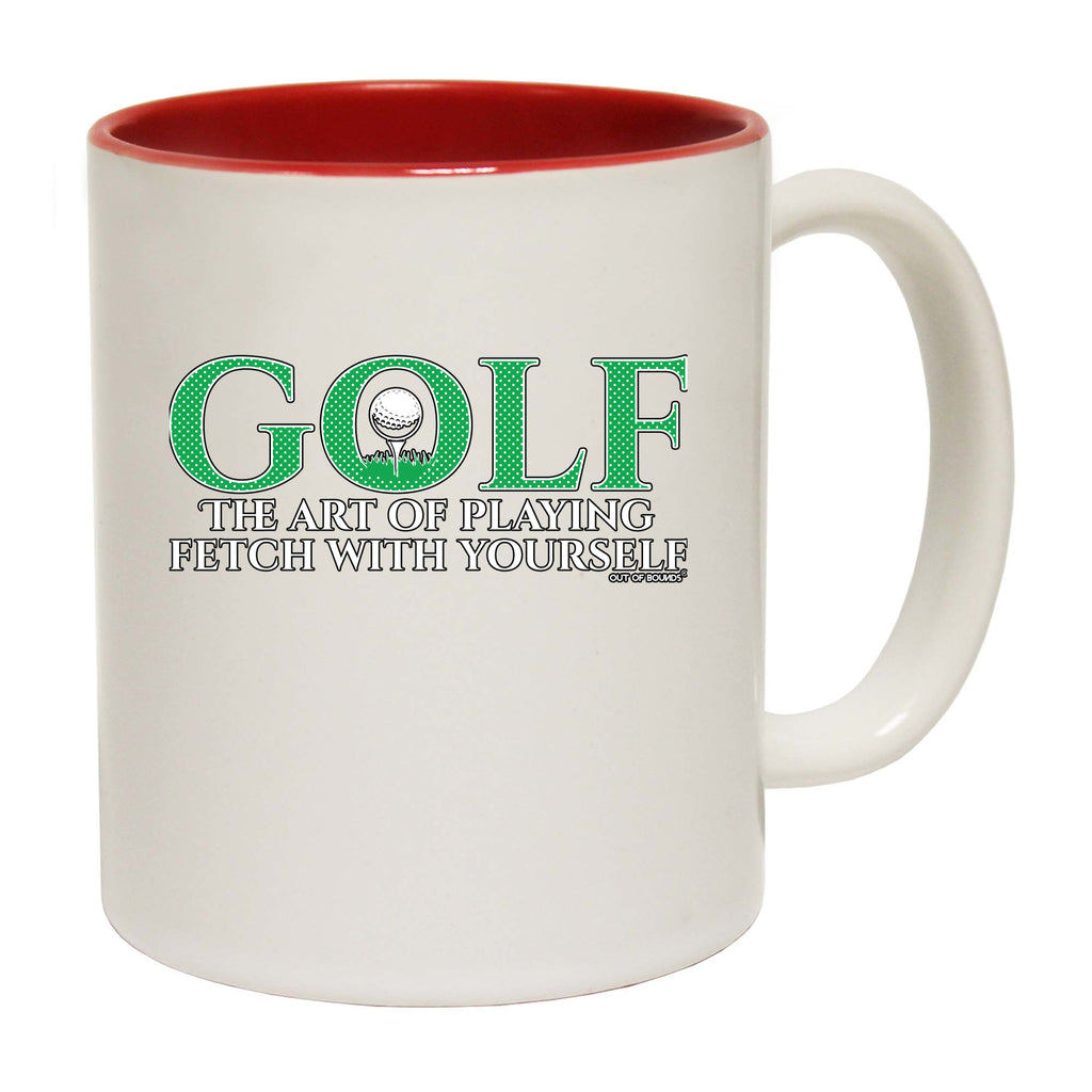 Oob Golf The Art Of Playing Fetch - Funny Coffee Mug
