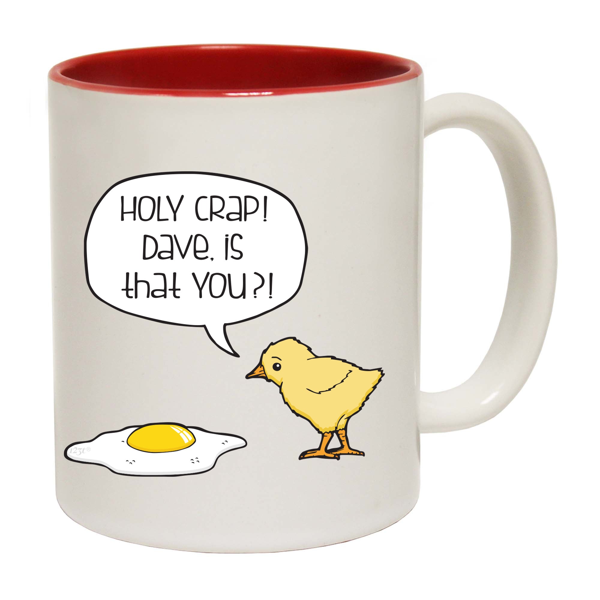 Holy Crap Dave Chicken Egg - Funny Coffee Mug Cup