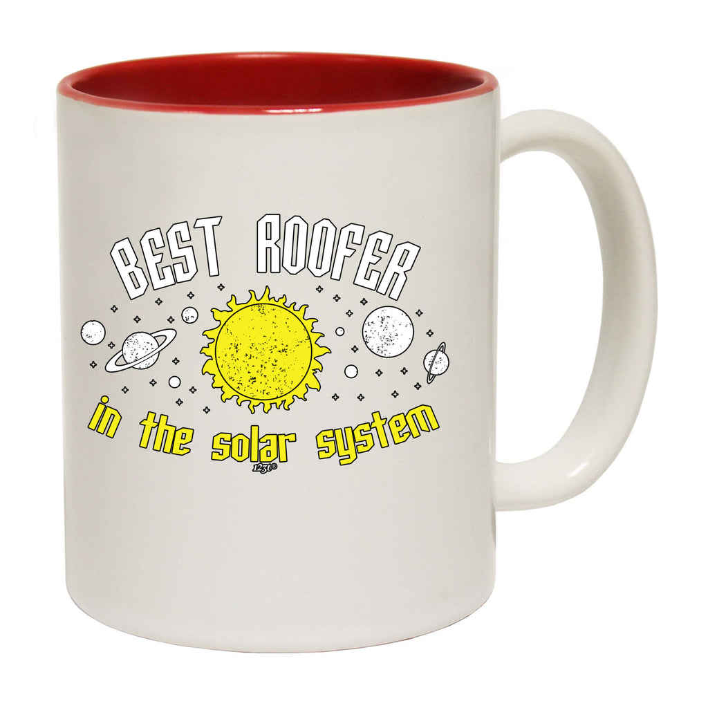 Best Roofer Solar System - Funny Coffee Mug Cup
