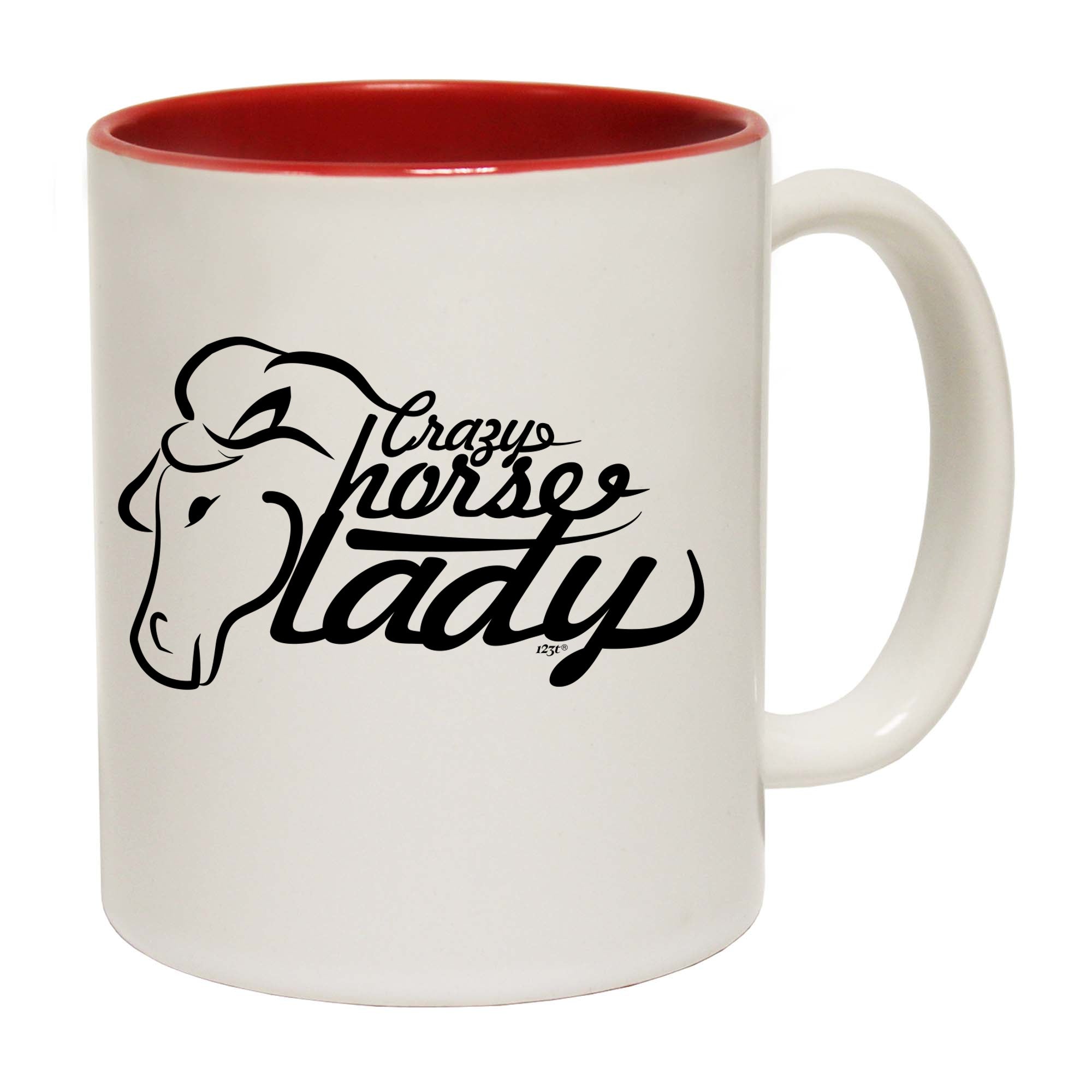 Crazy Horse Lady Pony - Funny Coffee Mug Cup