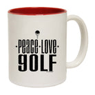 Oob Peace Love Golf - Funny Coffee Mug
