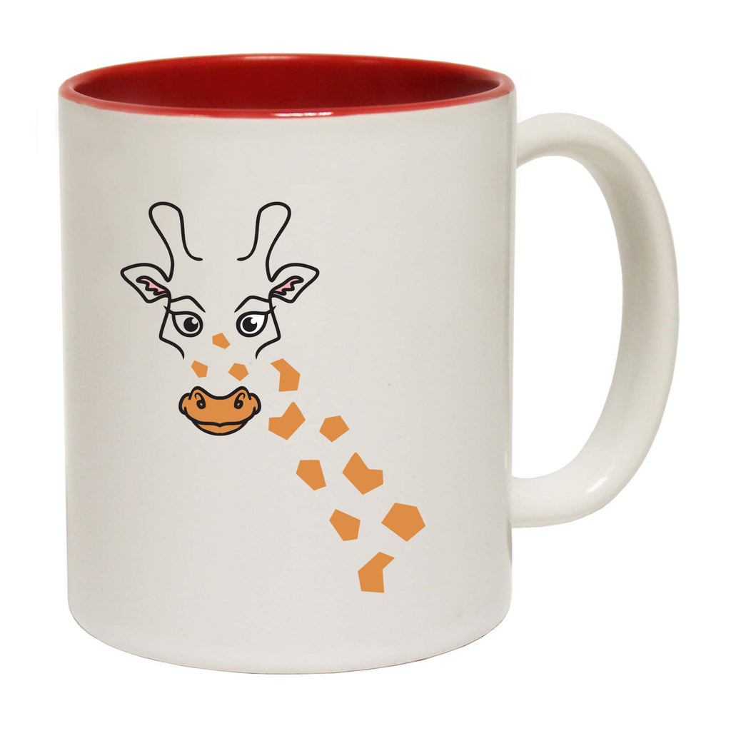 Giraffe Animal Face Ani Mates - Funny Coffee Mug Cup