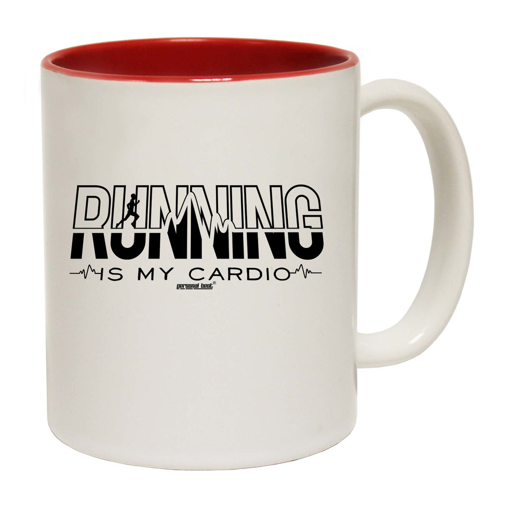 Pb Running Is My Cardio - Funny Coffee Mug