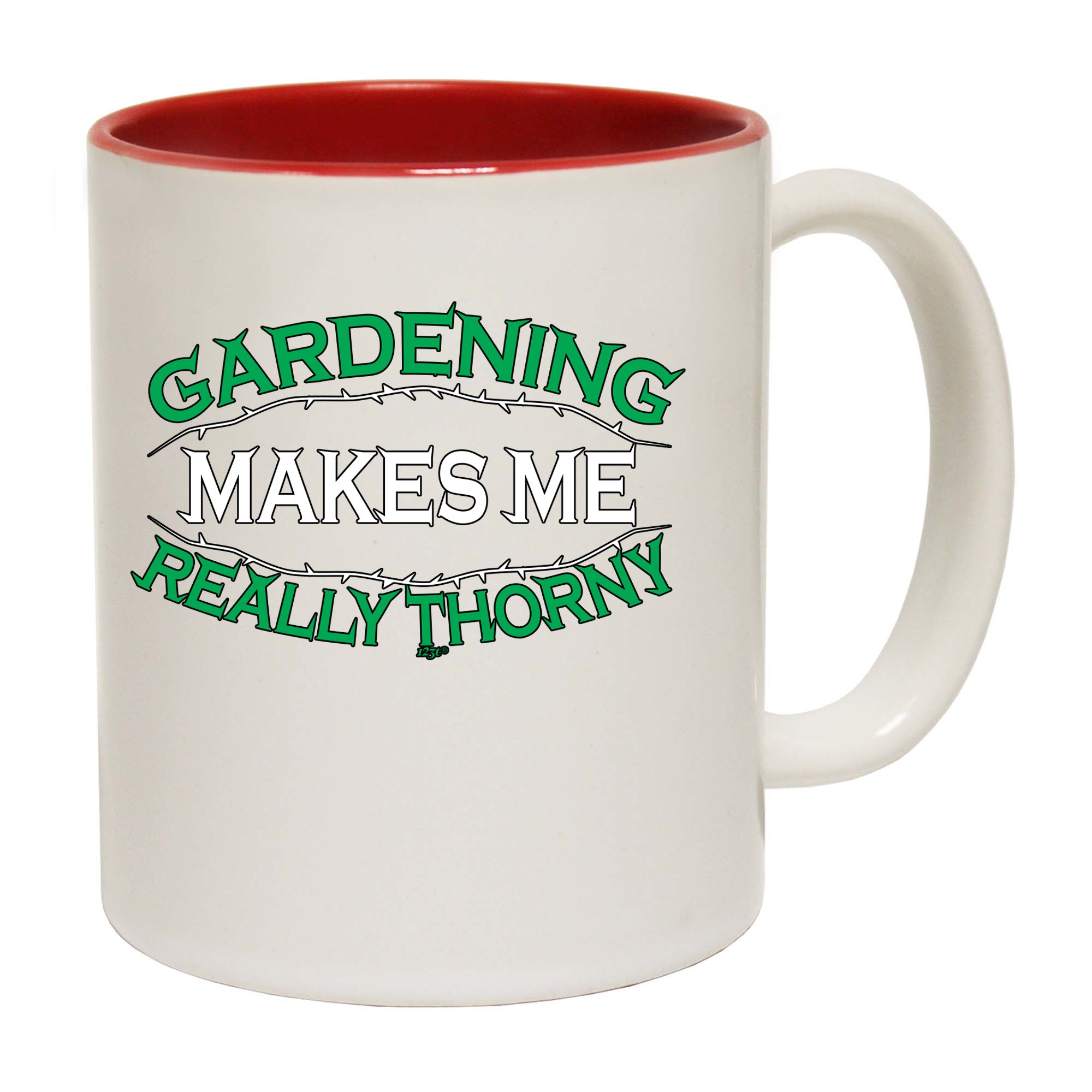 Gardening Makes Me Thorny - Funny Coffee Mug Cup