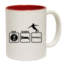 Eat Sleep Football - Funny Coffee Mug