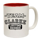 Clarke V2 Team Lifetime Member - Funny Coffee Mug Cup