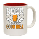 Beer Is Always Good Idea - Funny Coffee Mug