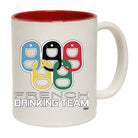 French Drinking Team Rings - Funny Coffee Mug Cup