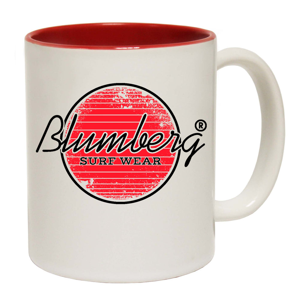Blumberg Surf Wear Circle Red Australia - Funny Coffee Mug