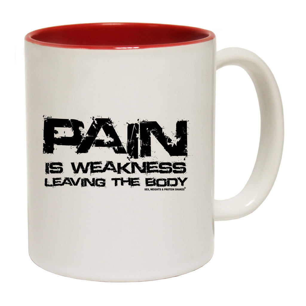 Gym Pain Is Weakness Leaving The Body - Funny Coffee Mug