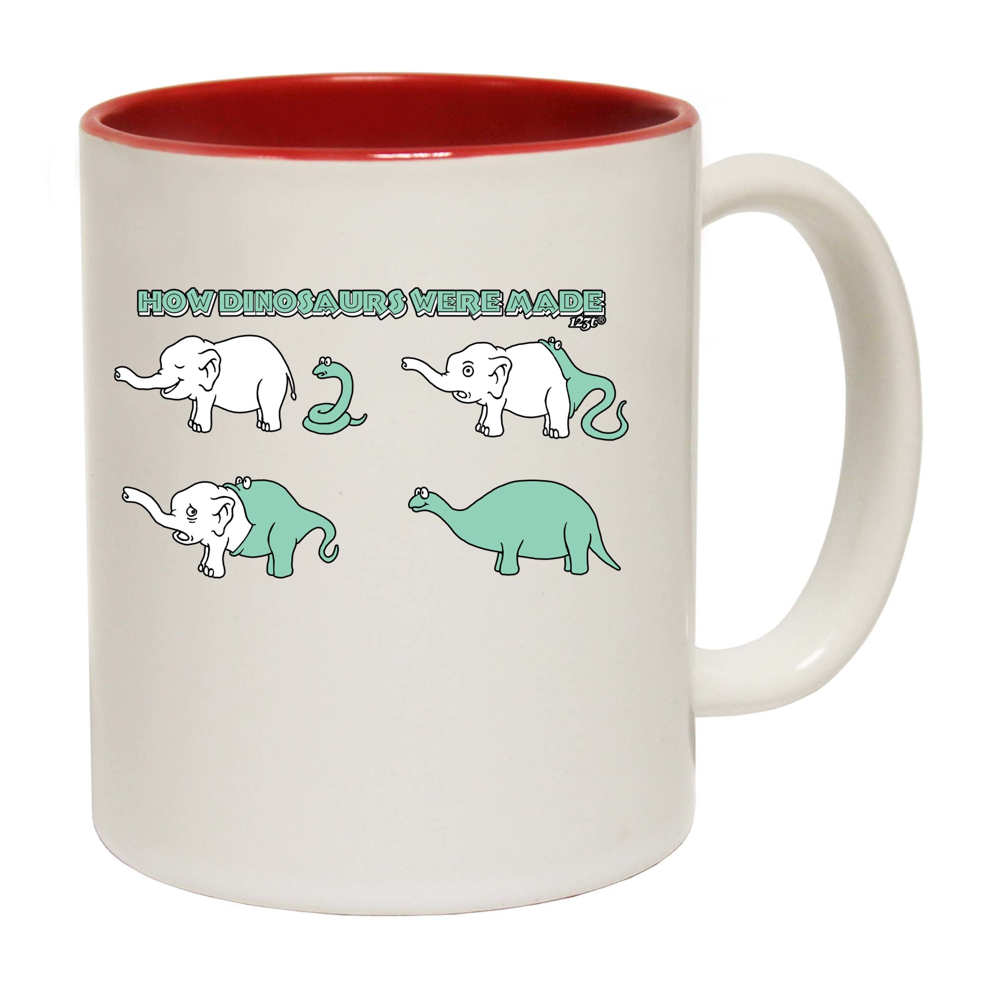 How Dinosaursaurs Were Made - Funny Coffee Mug Cup