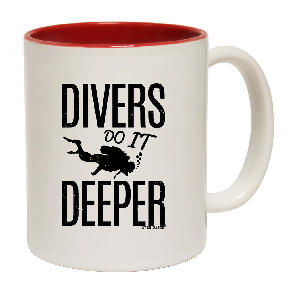 Ow Divers Do It Deeper - Funny Coffee Mug