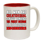 Electronics Engineers All Man Are Created - Funny Coffee Mug