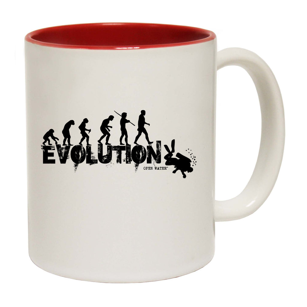 Ow Evolution Scuba Divers Diving - Funny Coffee Mug