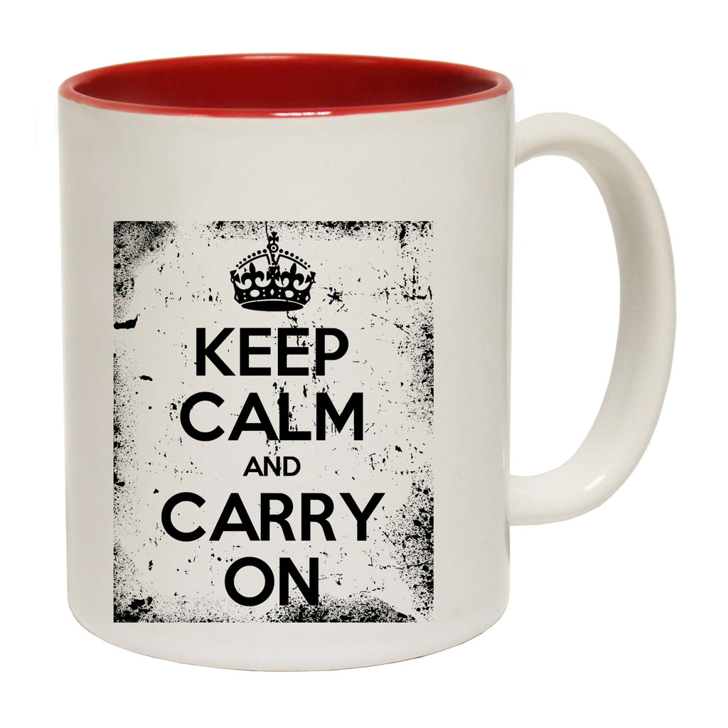 Keep Calm And Carry On Frame - Funny Coffee Mug
