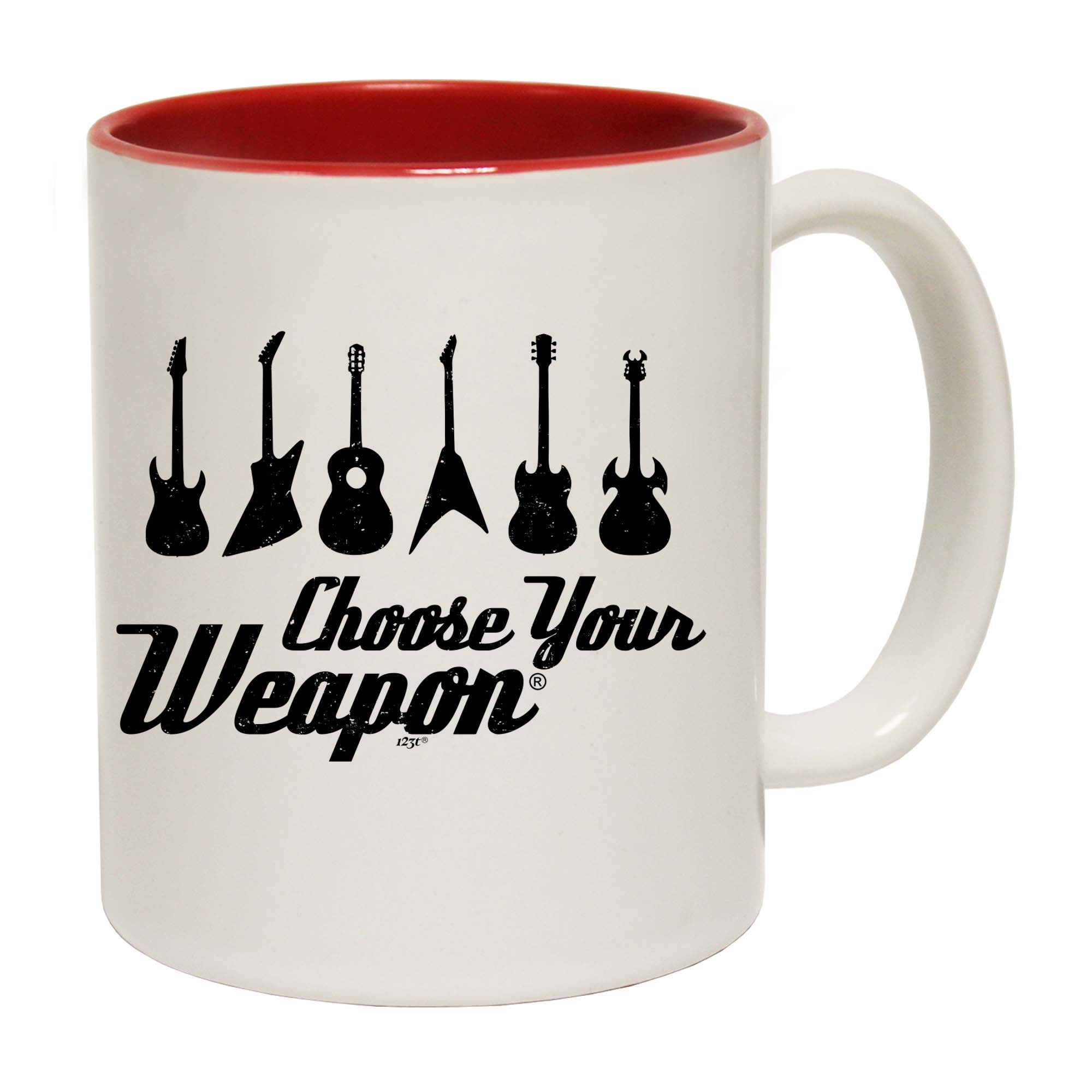 Guitar Choose Your Weapon Music - Funny Coffee Mug Cup