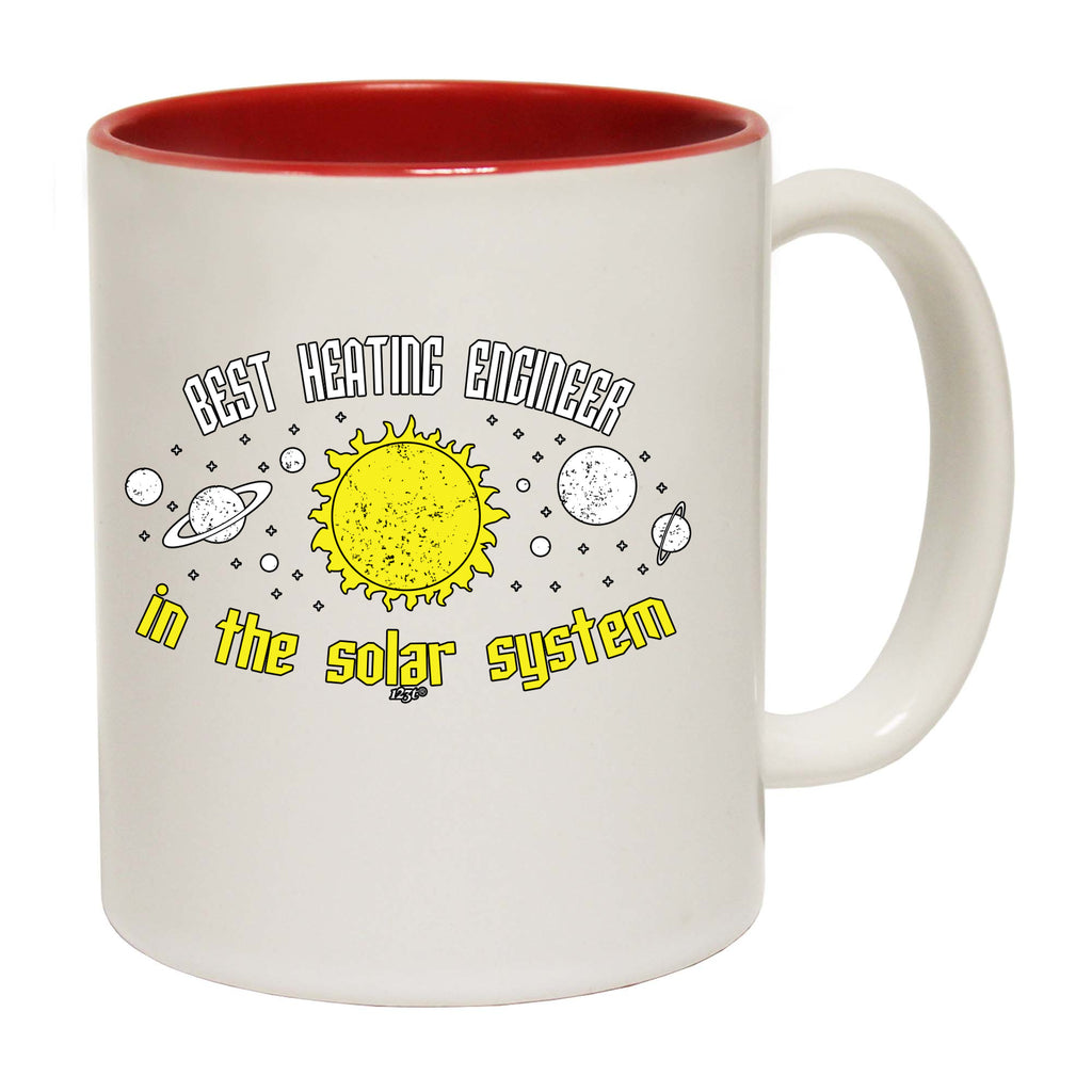 Best Heating Engineer Solar System - Funny Coffee Mug Cup
