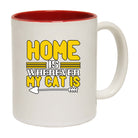 Cat Home Is Wherever My Cat Is - Funny Coffee Mug