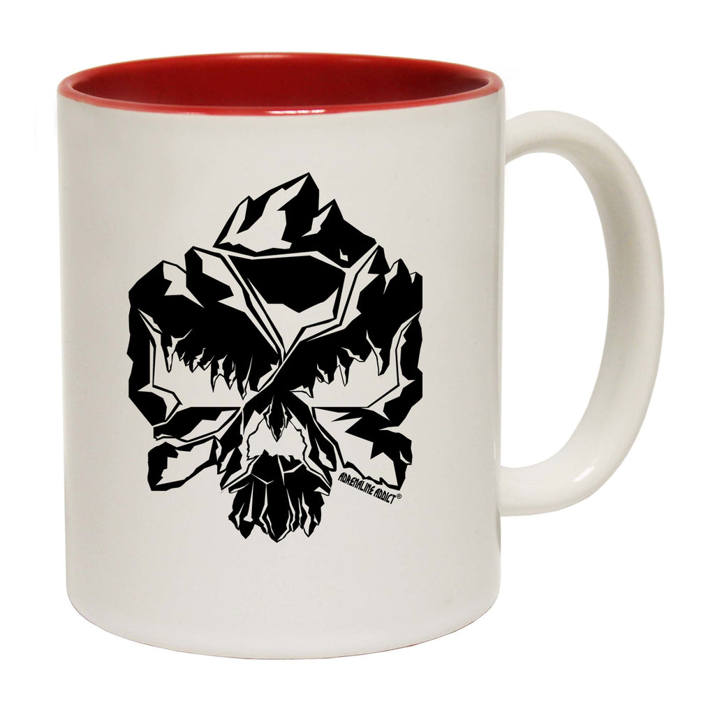 Rock Climbing Skull - Funny Coffee Mug