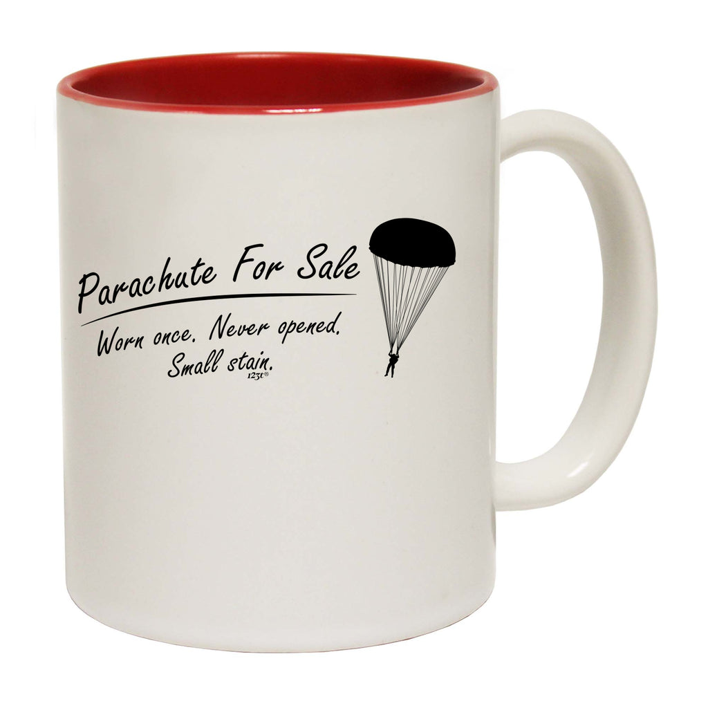 Parachute For Sale Worn Once - Funny Coffee Mug