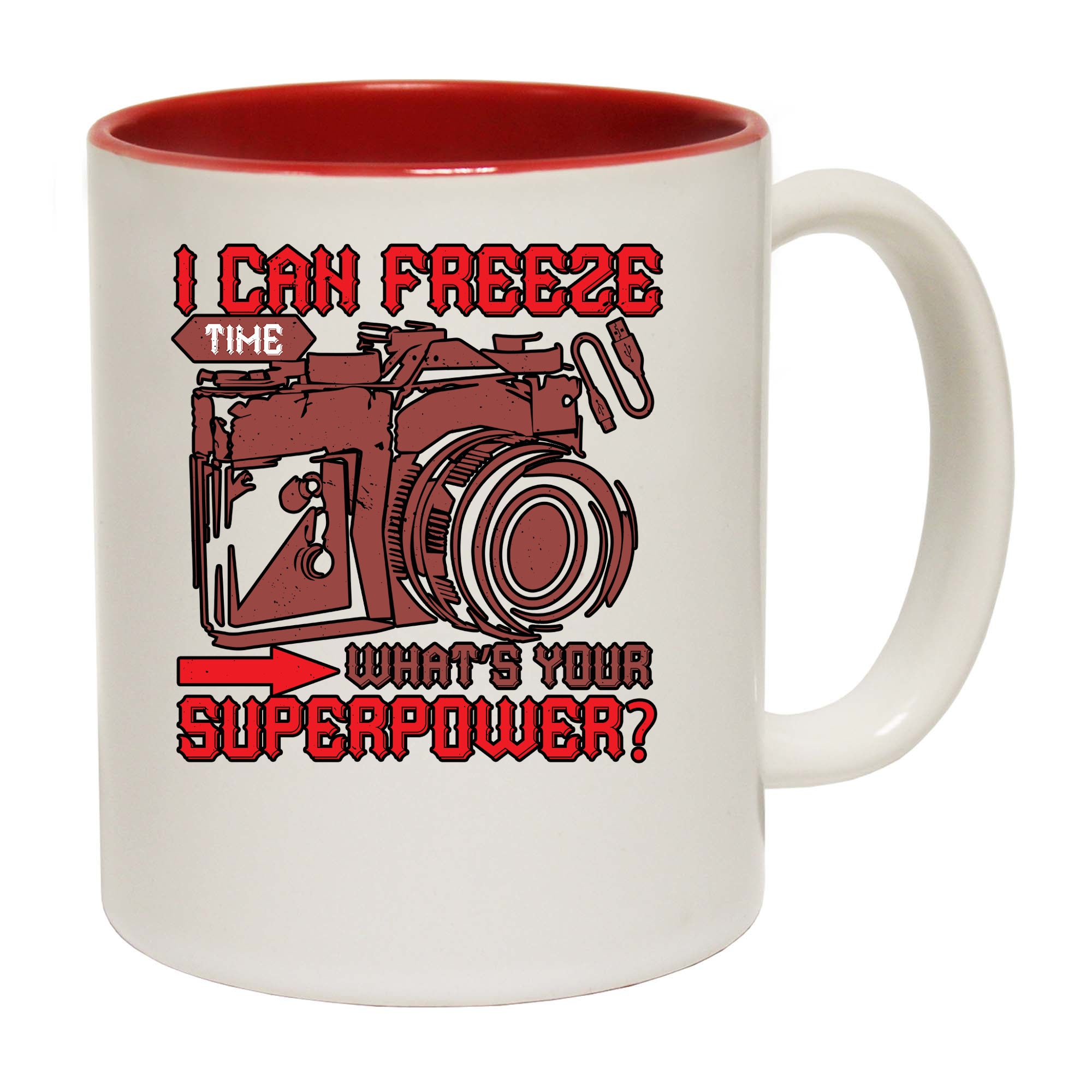 Camera Photography I Can Freeze Time. Whats Your Superpower - Funny Coffee Mug