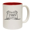 Established 1989 Aged To Perfection Birthday - Funny Coffee Mug Cup