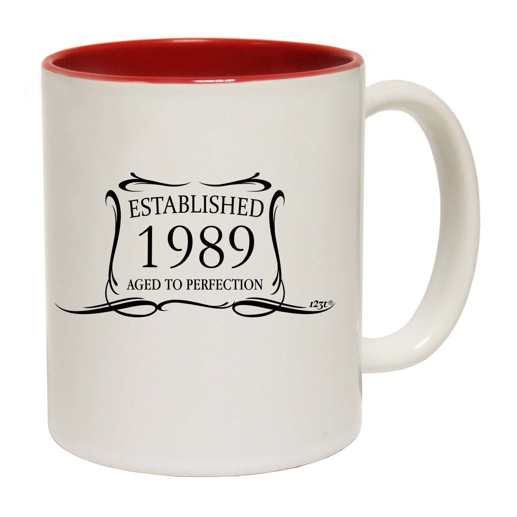 Established 1989 Aged To Perfection Birthday - Funny Coffee Mug Cup