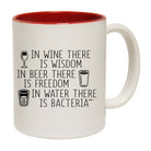 In Wine There Is Wisdom - Funny Coffee Mug Cup