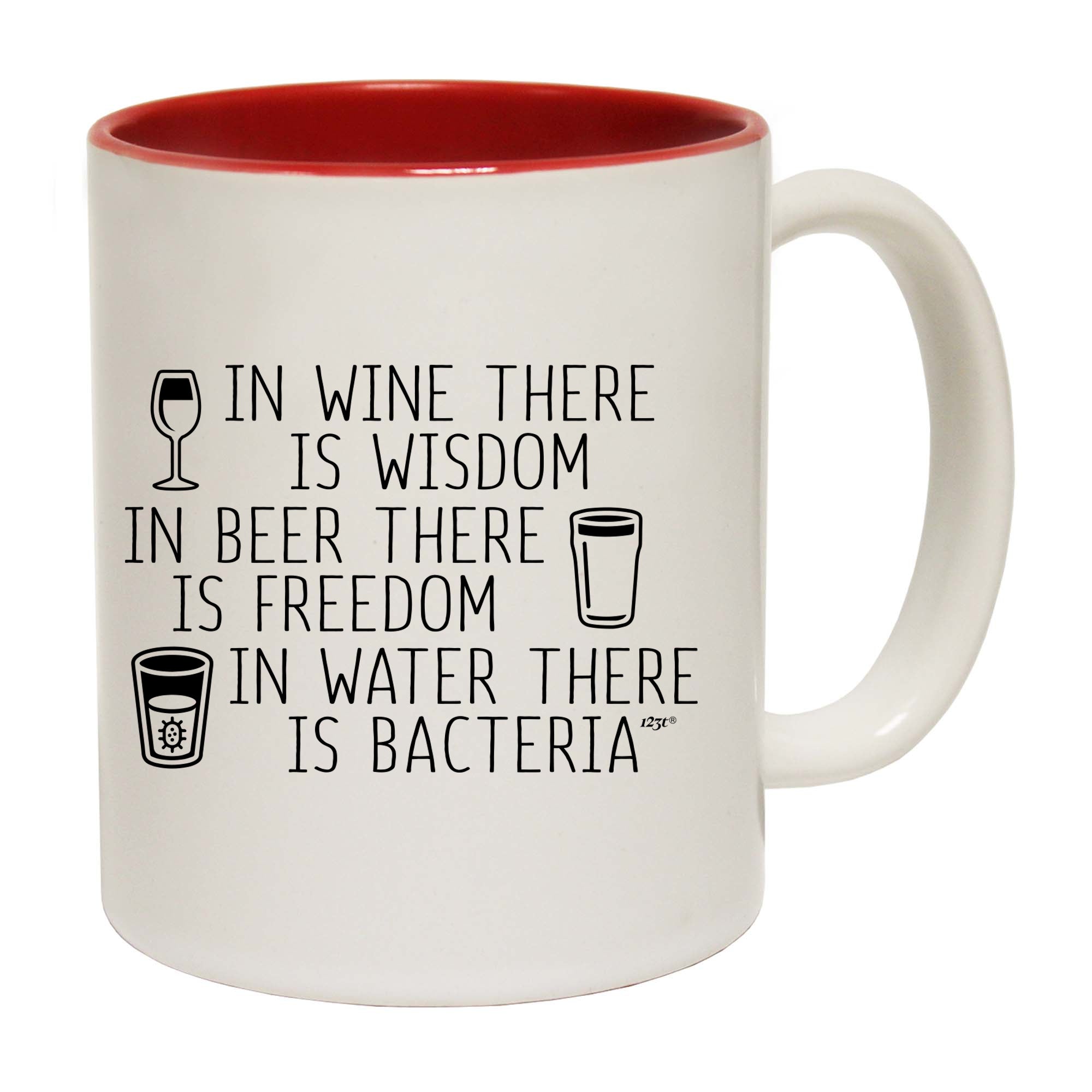In Wine There Is Wisdom - Funny Coffee Mug Cup