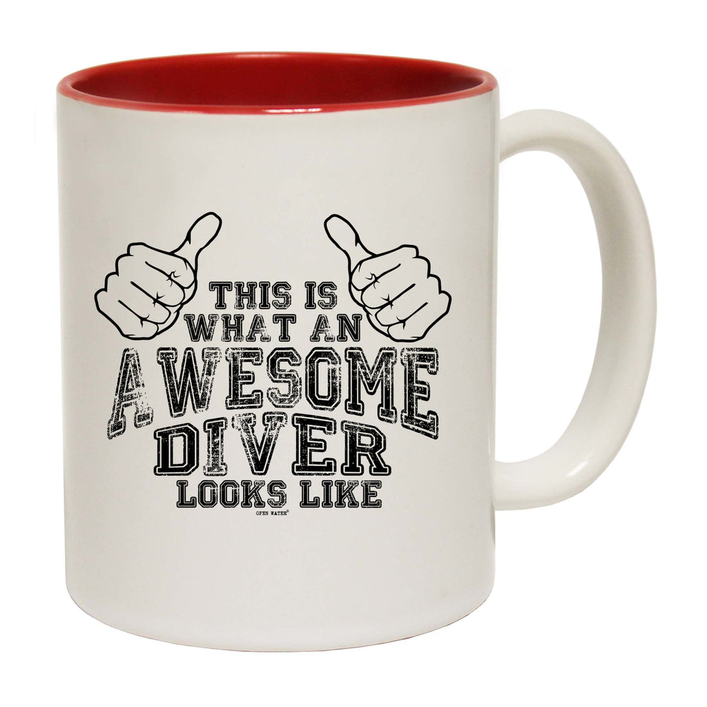 Ow This Is Awesome Diver - Funny Coffee Mug