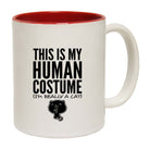 This Is My Human Costume Cat - Funny Coffee Mug