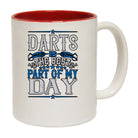 Darts Is The Best Part Of My Day - Funny Coffee Mug