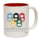 American Drinking Team Rings - Funny Coffee Mug Cup