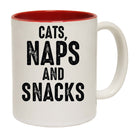 Cats Naps And Snacks - Funny Coffee Mug