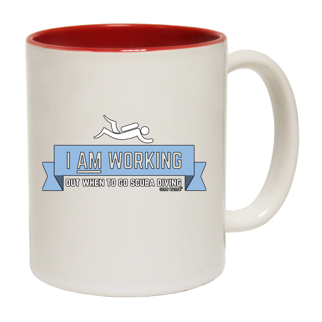 Ow I Am Working Out Scuba Diving - Funny Coffee Mug