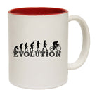 Evolution Bicycle Racer - Funny Coffee Mug