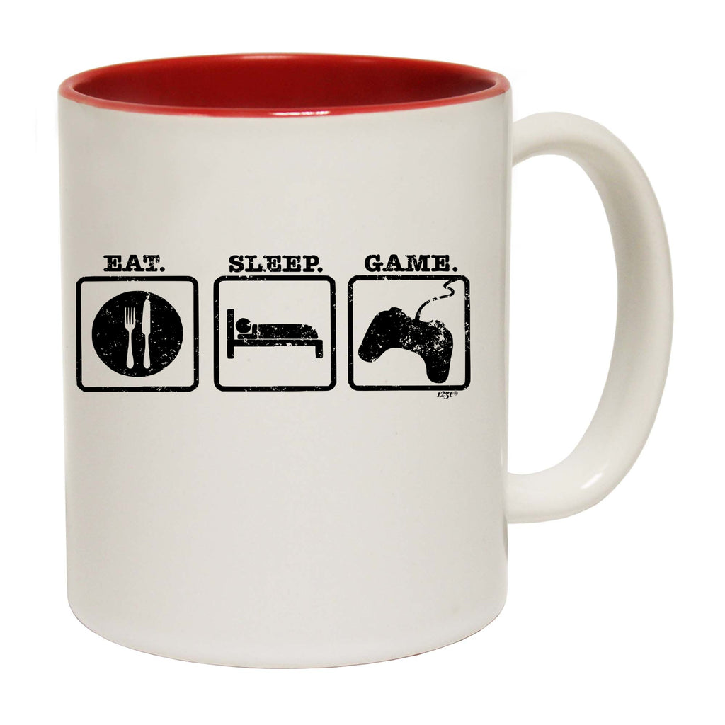 Eat Sleep Game - Funny Coffee Mug Cup