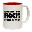 Born To Rock Forced To Work - Funny Coffee Mug