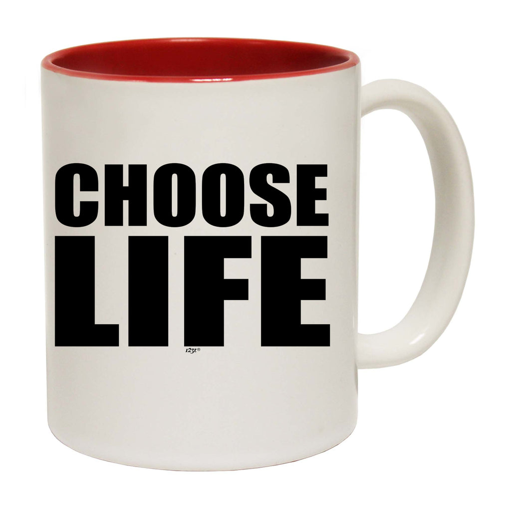 Choose Life White - Funny Coffee Mug Cup